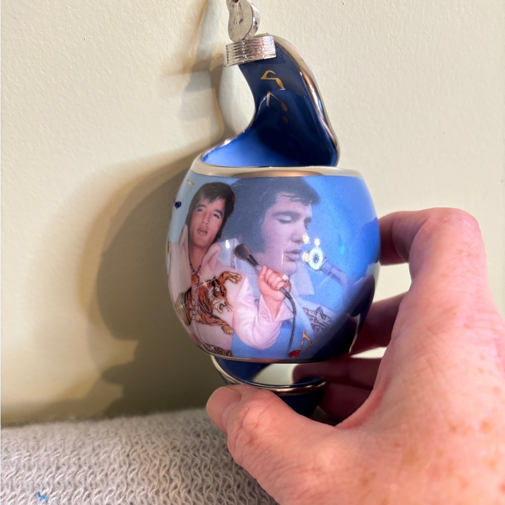 The Bradford Exchange Blue and Silver Holiday Ornament - Picture 3 of 6